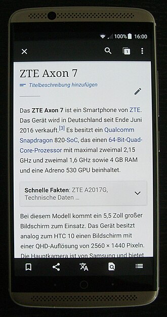 ZTE Axon 7